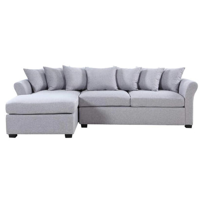 Designer Sofa Set:- Rain L Shape 5 Seater Fabric Luxury Furniture Sofa Set