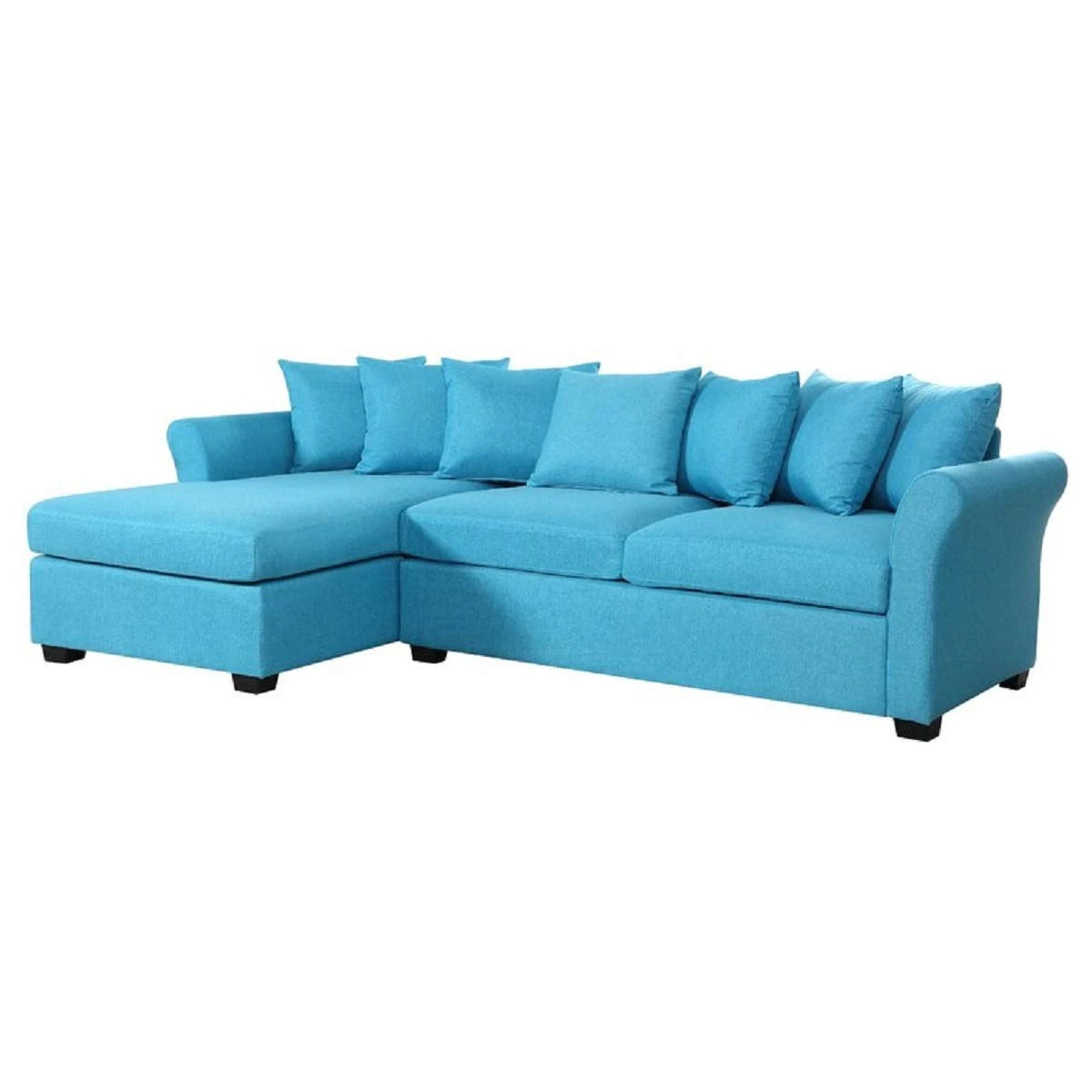 Designer Sofa Set:- Rain L Shape 5 Seater Fabric Luxury Furniture Sofa Set