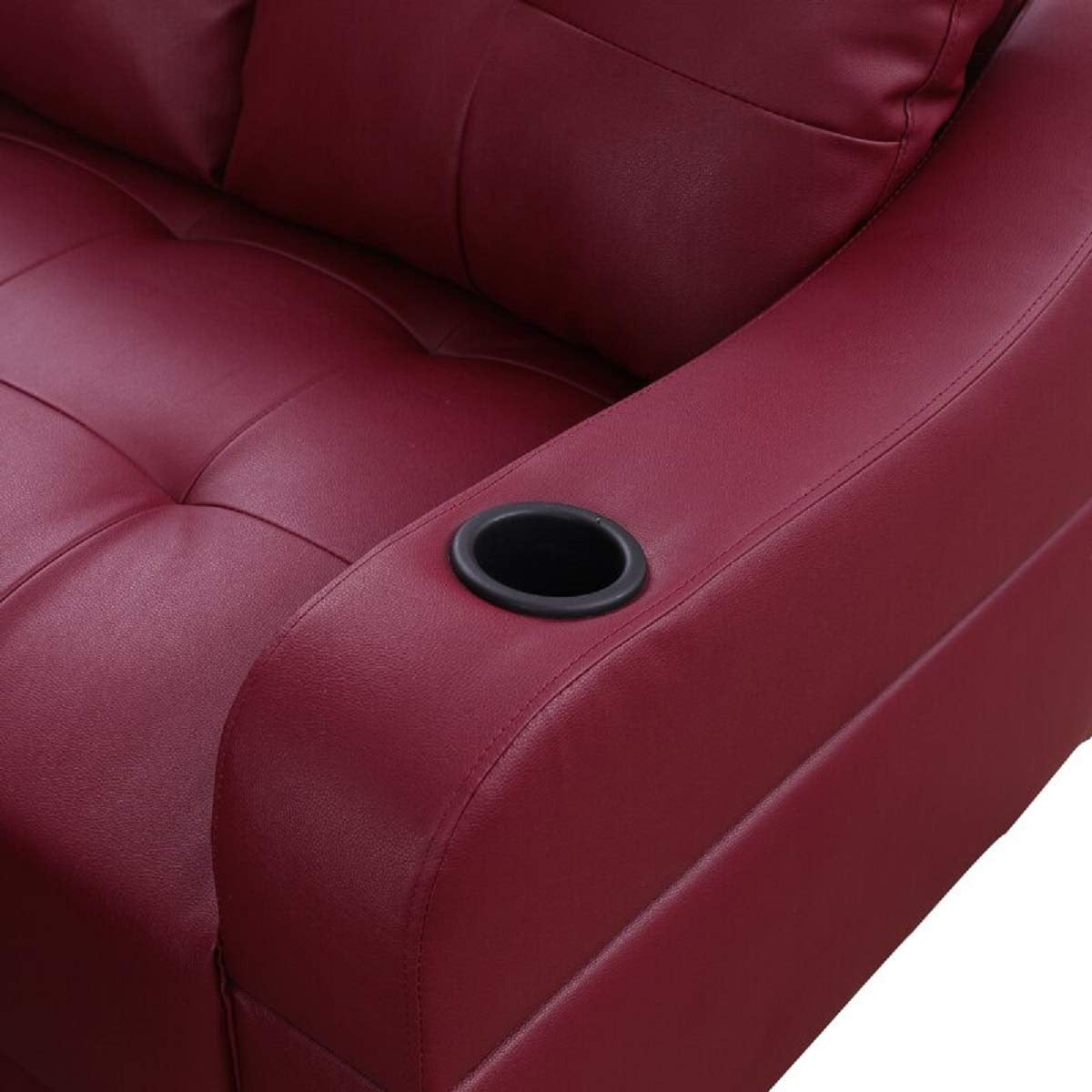 Designer Sofa Set:- Rey L Shape Sofa Set Leatherette Sofa Set Luxury Furniture