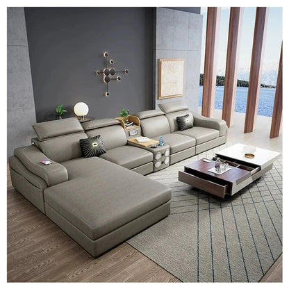 Designer Sofa Set:- U Shape fabric Luxury Furniture Sofa Set