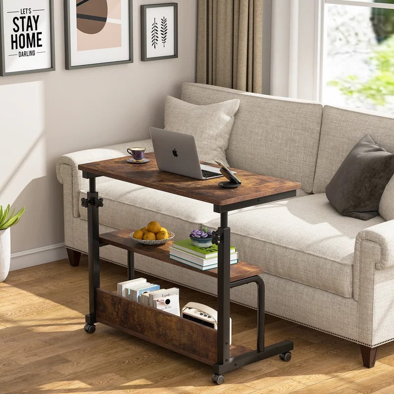 Computer Table: Desk With Large Storage