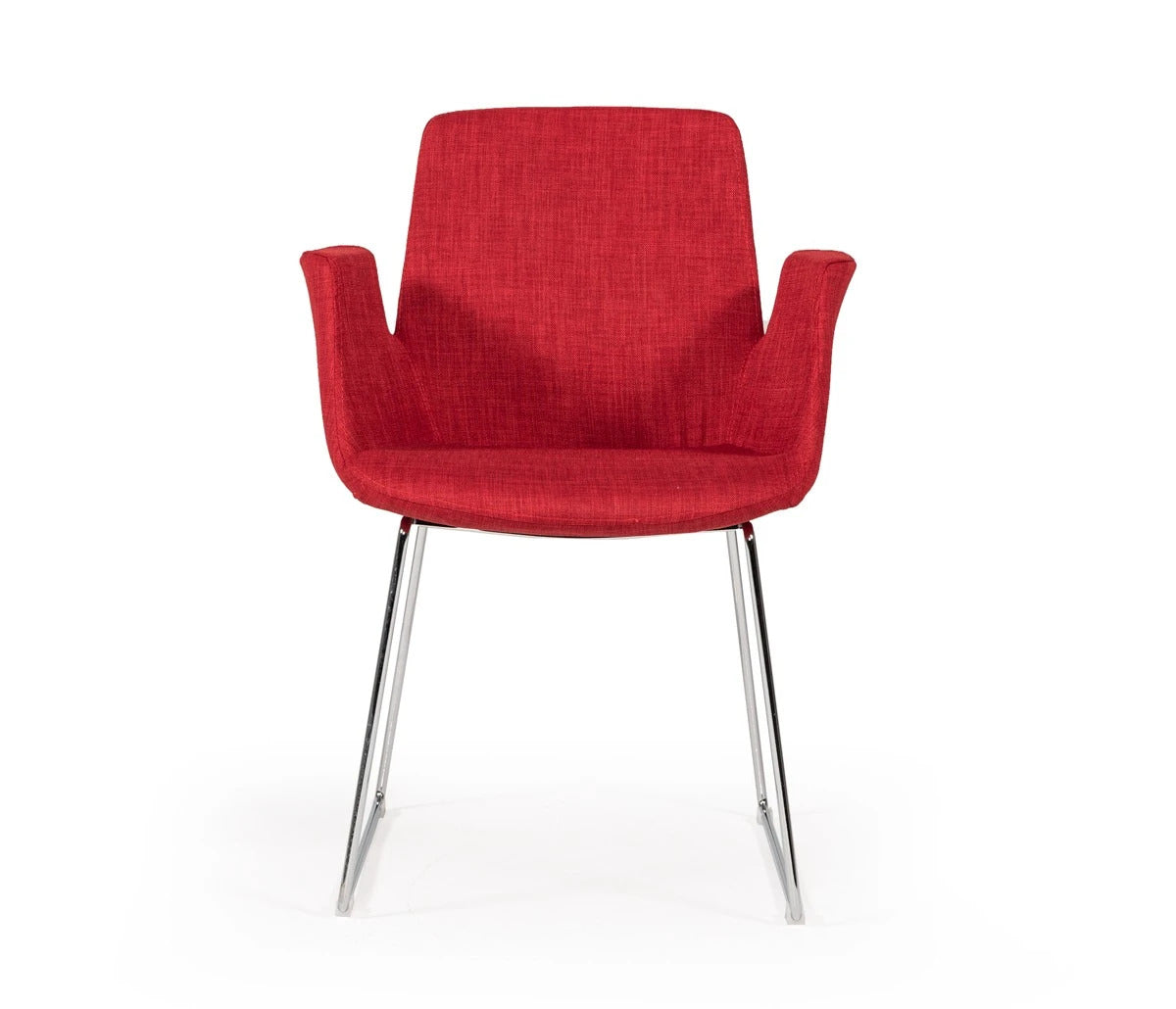Dining Chair Alen Modern Red Fabric Dining Chair