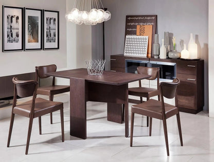 Dining Chair JOI Modern Brown Oak Dining Chair (Set of 2)