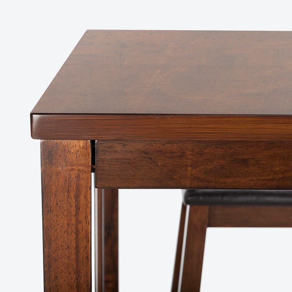 Dining Set: 2 Seater Counter Height Bar Table