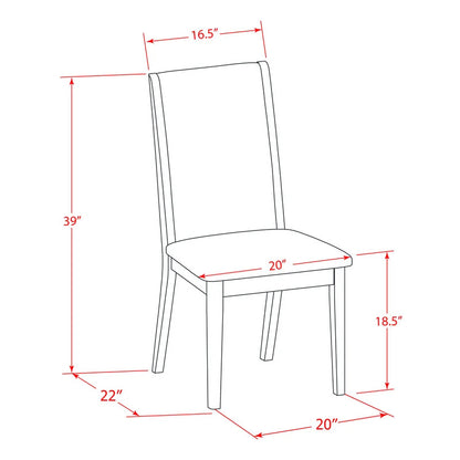 Dining Set: 2 Seater Solid Wood Dining Set