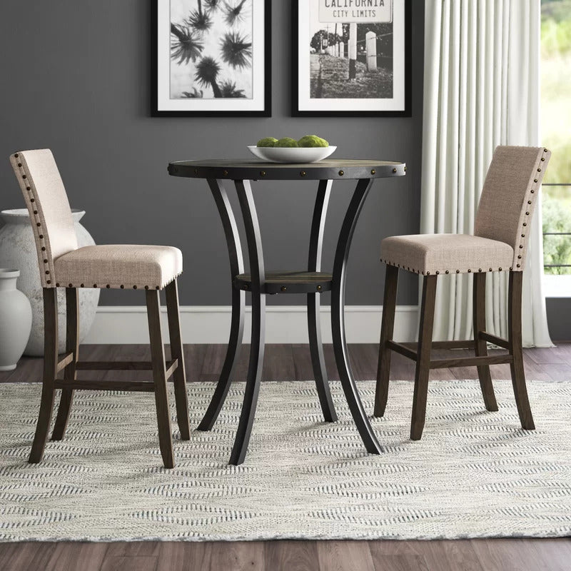 Dining Set: 3 Piece Bar Height Dining Set