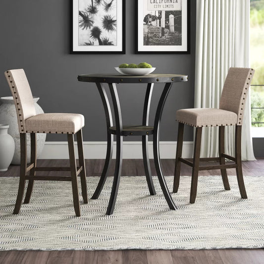 Dining Set: 3 Piece Bar Height Dining Set