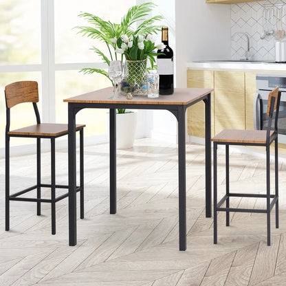 Dining Set: 3 Piece Counter Height Dining Set