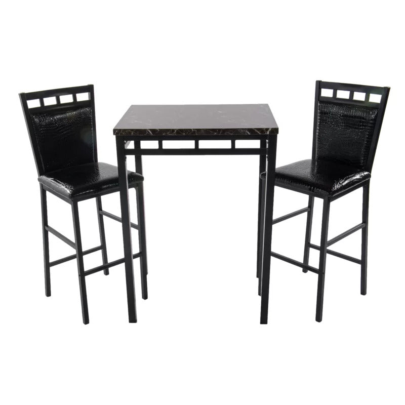 Dining Set: 3 Piece Counter Height Dining Set