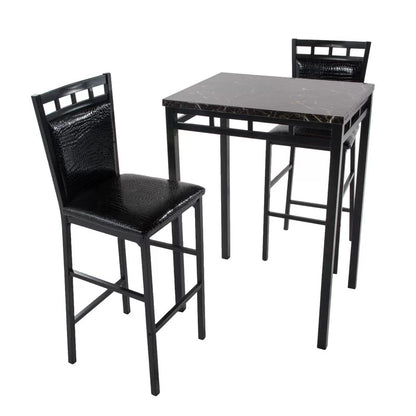 Dining Set: 3 Piece Counter Height Dining Set