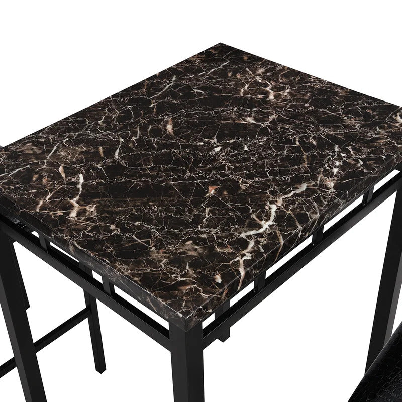 Dining Set: 3 Piece Counter Height Dining Set