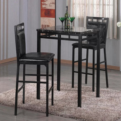 Dining Set: 3 Piece Counter Height Dining Set