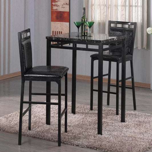 Dining Set: 3 Piece Counter Height Dining Set
