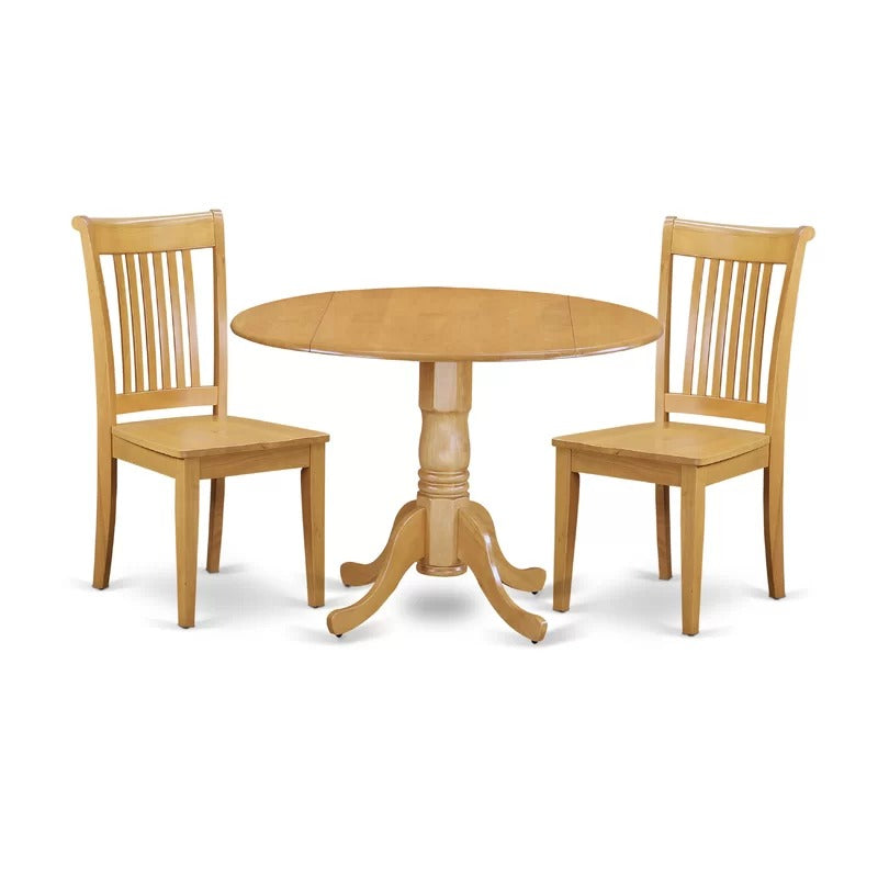 Dining Set 3 Piece Drop Leaf Dining Table Set