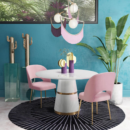 Dining Set: 3 Piece Round Dining Table Set
