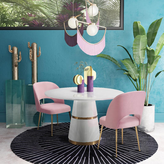 Dining Set: 3 Piece Round Dining Table Set