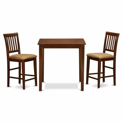 Dining Set: 3 Piece Slat Back Dining Table Set