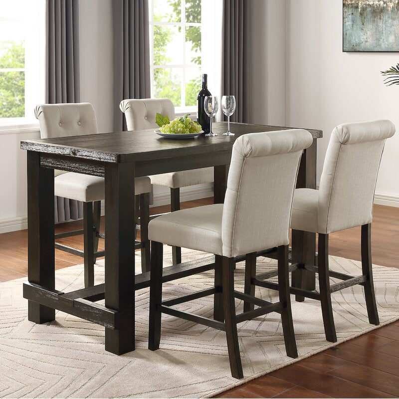 Dining Set: 4 - Person Counter Height Dining Set