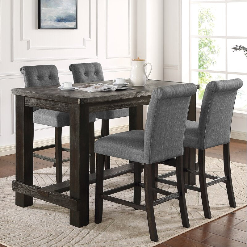 Dining Set: 4 - Person Counter Height Dining Set