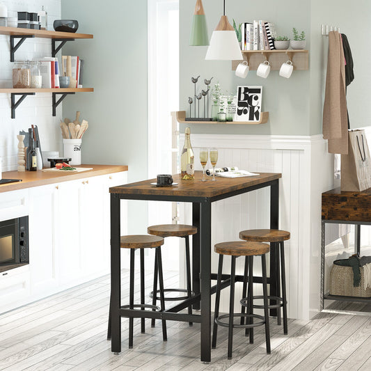 Dining Set: 4 - Person Counter Height Dining Set