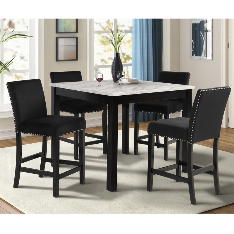Dining Set :  4 - Person Counter Height Dining Set