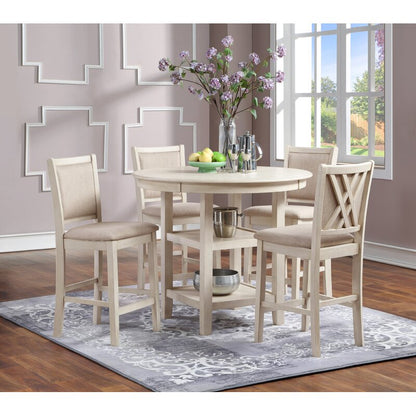 Dining Set : 4 - Person Round Dining Set