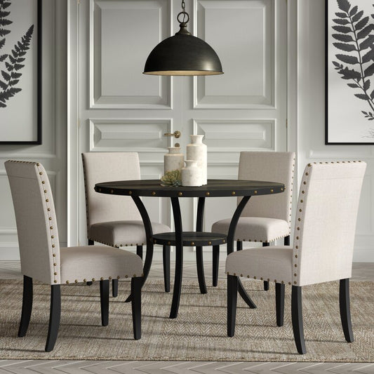 Dining Set: 4 - Person Round Dining Set