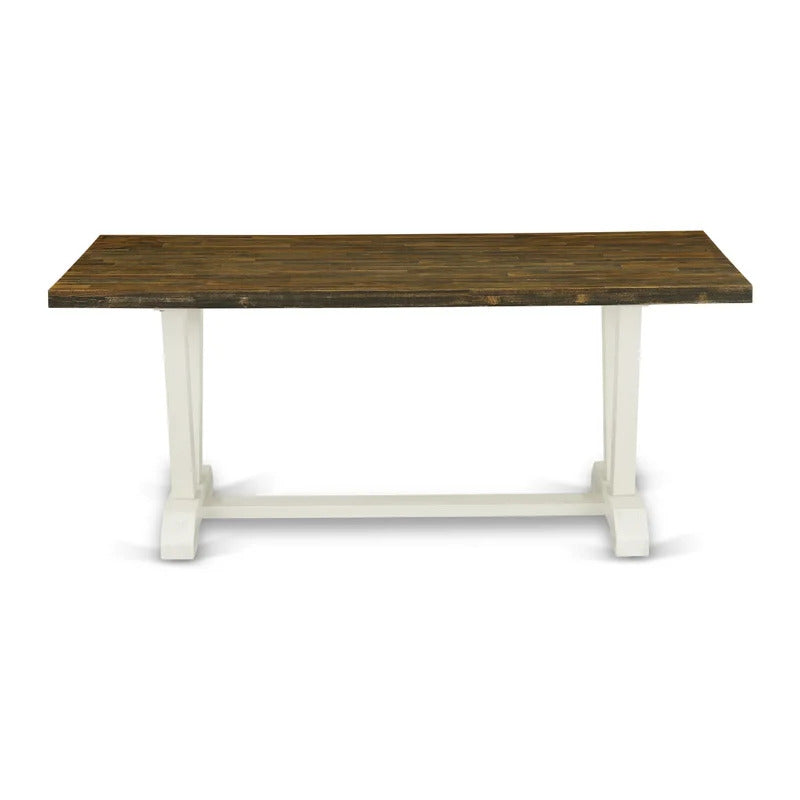 Dining Set: 8 Seater Acacia Solid Wood Dining Set