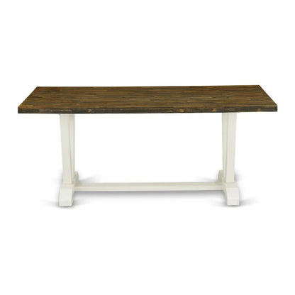 Dining Set: 8 Seater Acacia Solid Wood Dining Set