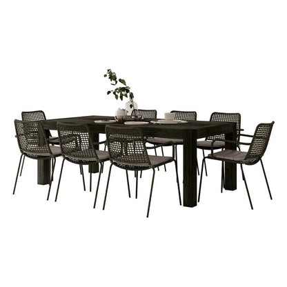 Dining Set: Acacia Solid Wood Dining Set
