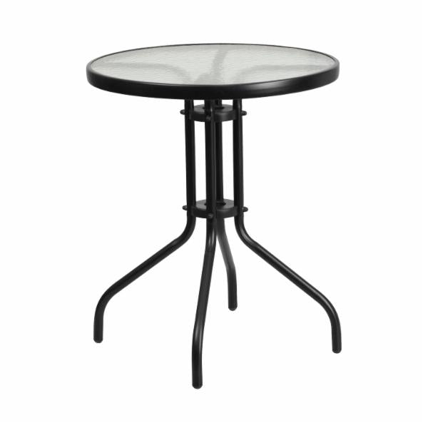 Dining Set: Biyok 2 Seater Aluminum Patio Dining Set with Slat Stack Chairs