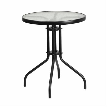 Dining Set: Biyok 2 Seater Aluminum Patio Dining Set with Slat Stack Chairs