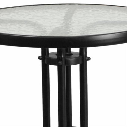 Dining Set: Biyok 2 Seater Aluminum Patio Dining Set with Slat Stack Chairs