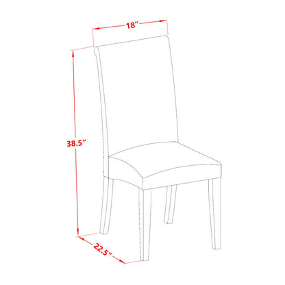 Dining Set: Butterfly Leaf Rubberwood Solid Wood Dining Set