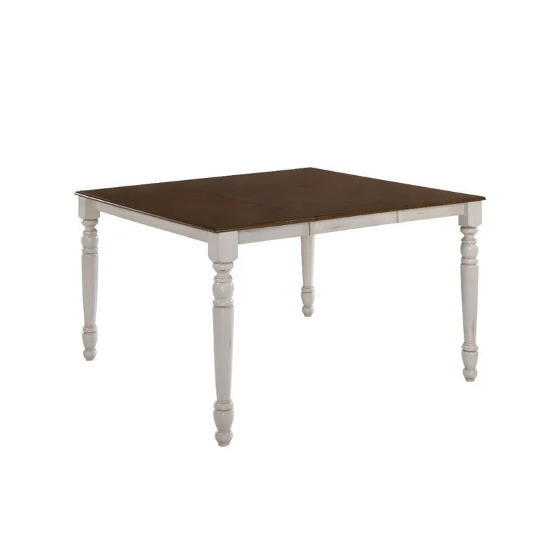 Dining Set: Buttermilk Counter Height 6 Seater Dining Set