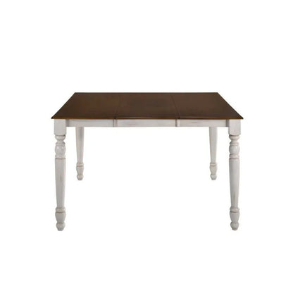 Dining Set: Buttermilk Counter Height 6 Seater Dining Set