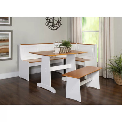 Dining Set: Dining Table with 6 Chairs Breakfast Dining Set
