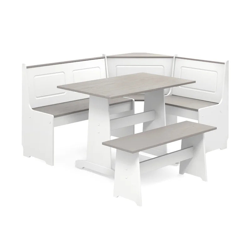 Dining Set: Dining Table with 6 Chairs Breakfast Dining Set