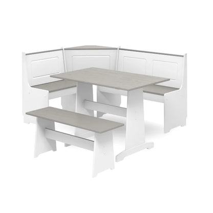 Dining Set: Dining Table with 6 Chairs Breakfast Dining Set