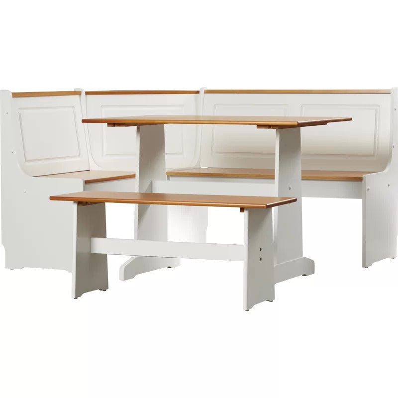 Dining Set: Dining Table with 6 Chairs Breakfast Dining Set