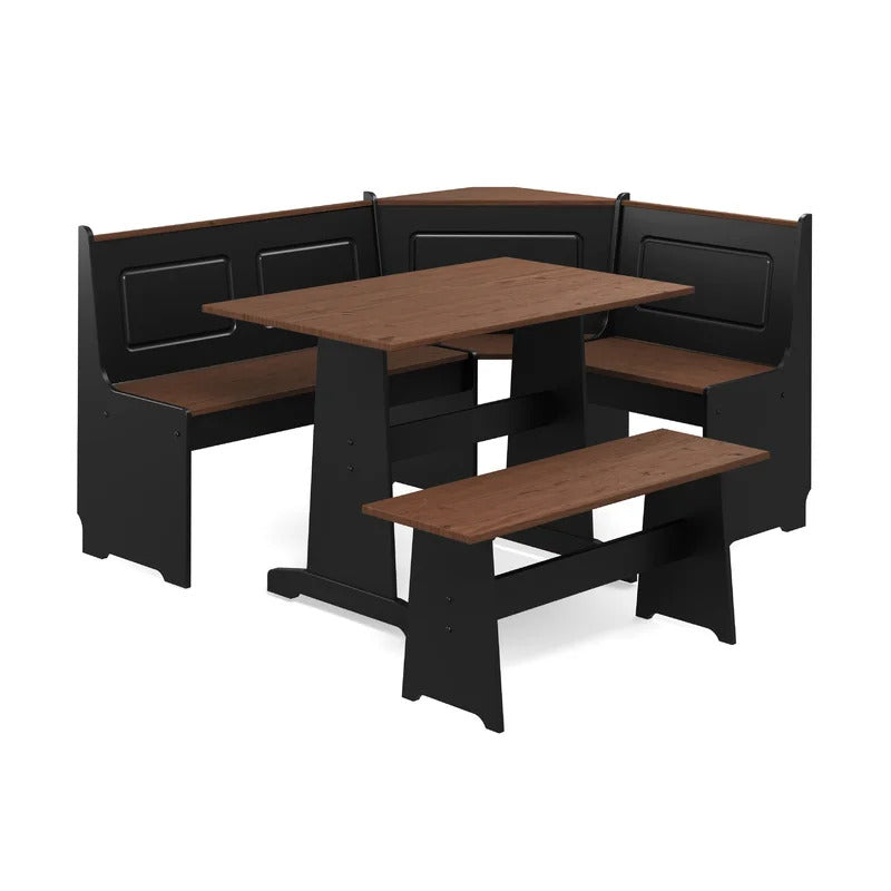 Dining Set: Dining Table with 6 Chairs Breakfast Dining Set