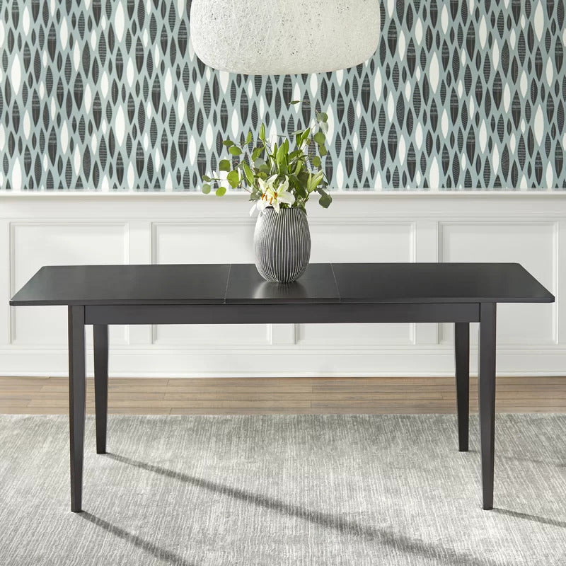 Dining Set: Dining Table with 6 Chairs Butterfly Leaf Dining Set