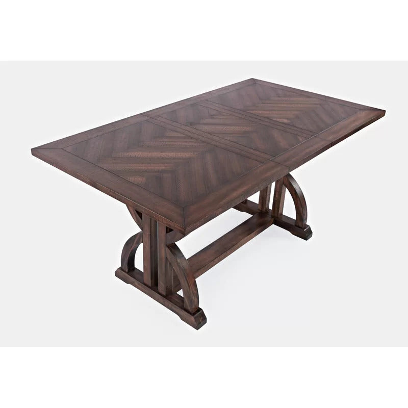  Dining Set: Dining Table with 6 Chairs Counter Height  Dining Set