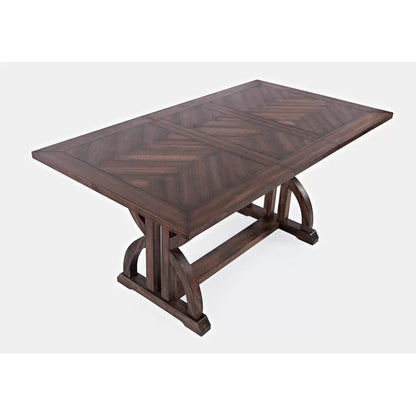 Dining Set: Dining Table with 6 Chairs Counter Height  Dining Set