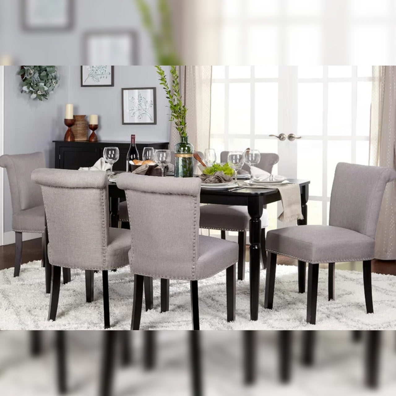 Dining Set Dining Table with 6 Chairs Dining Set