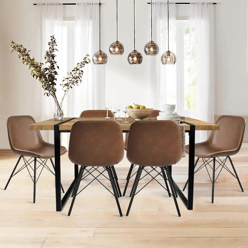 Dining Set : Dining Table with 6 Chairs Dining Set