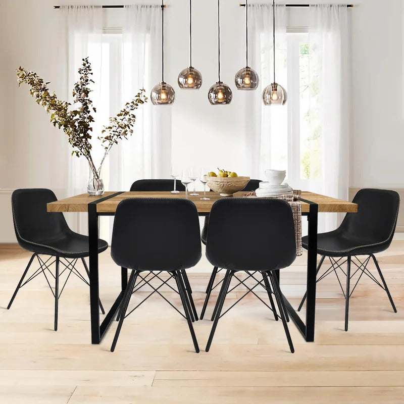 Dining Set : Dining Table with 6 Chairs Dining Set