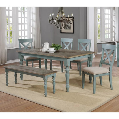 Dining Set: Dining Table with 6 Chairs Dining Set