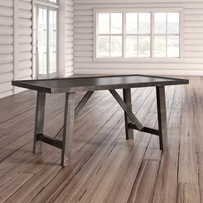 Dining Set: Dining Table with 6 Chairs Dining Set