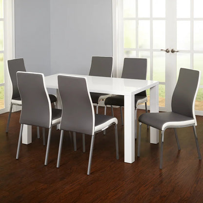 Dining Set: Dining Table with 6 Chairs Dining Set